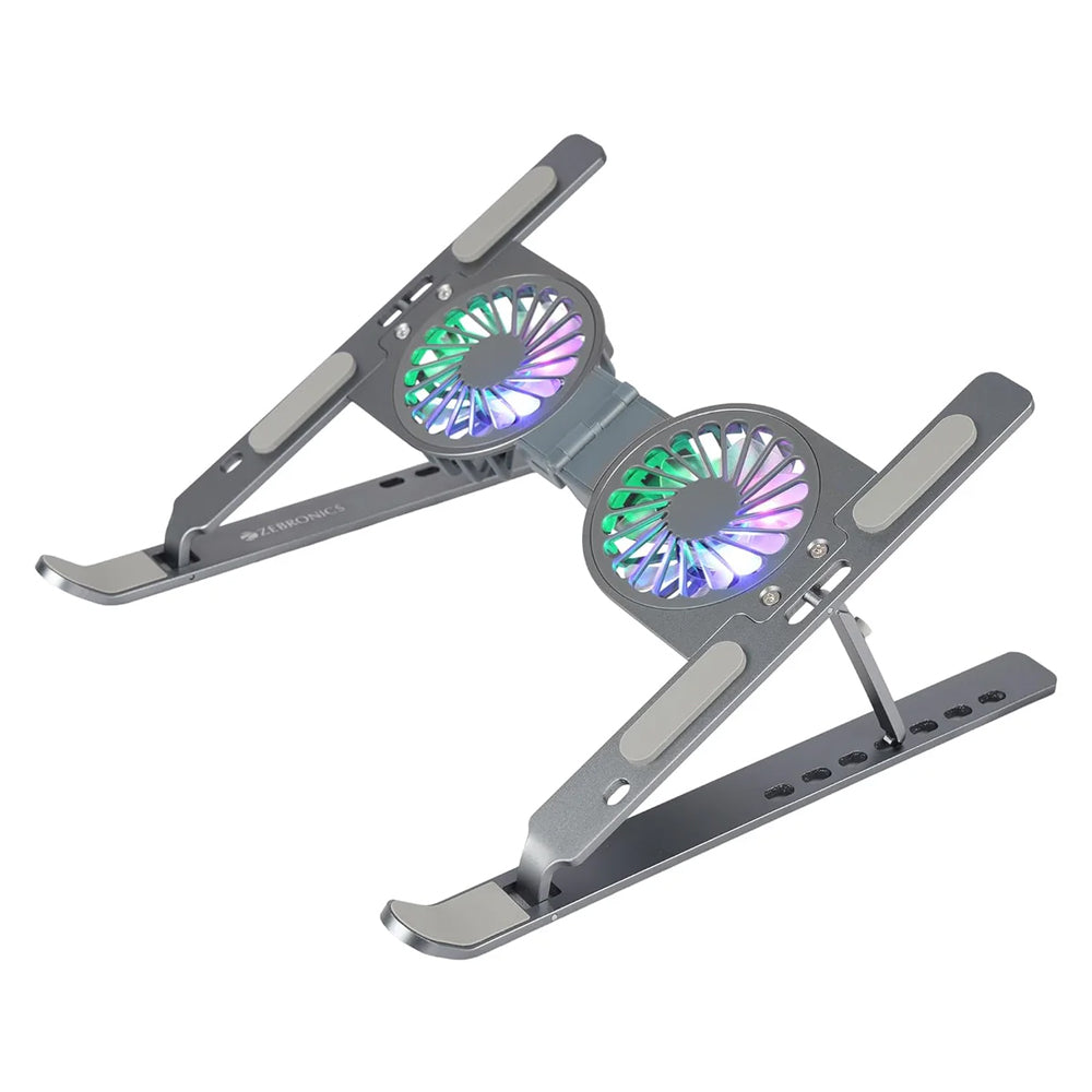 Compro Aluminum Alloy Laptop Stand with Dual Air cooling Radiator